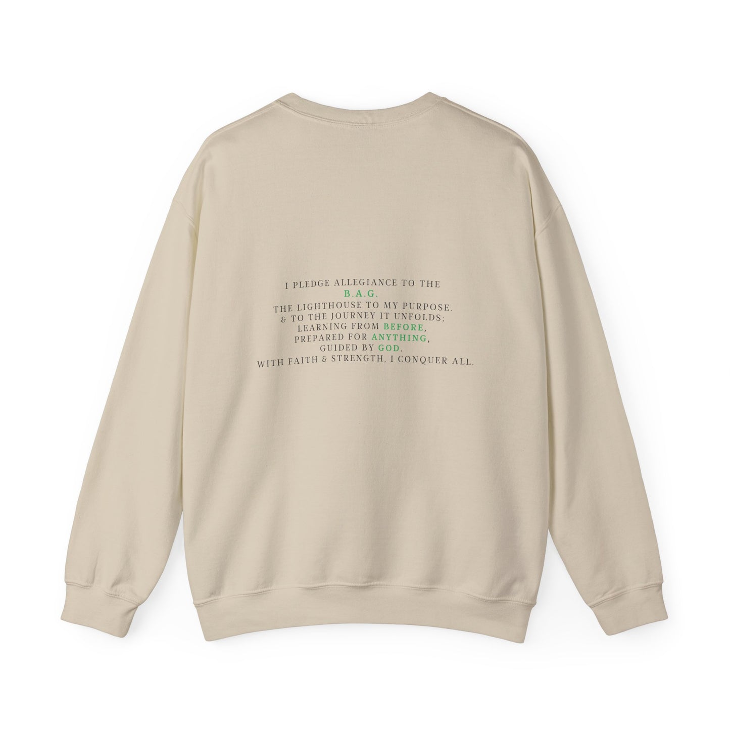 Unisex Crewneck Sweatshirt - I Pledge Allegiance to the B.A.G.